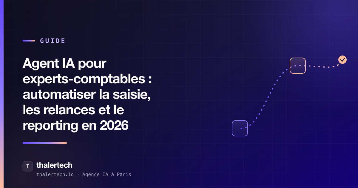Agent IA pour experts-comptables : automatiser la saisie, les relances et le reporting en 2026